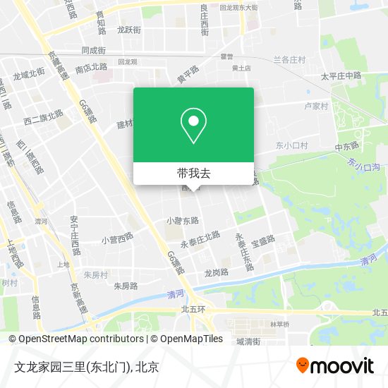 文龙家园三里(东北门)地图