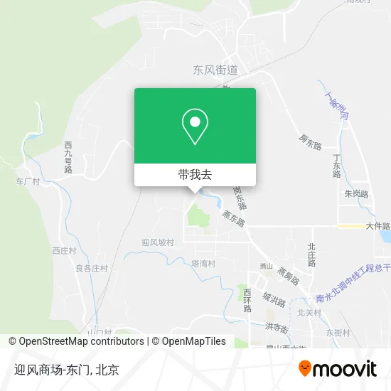 迎风商场-东门地图