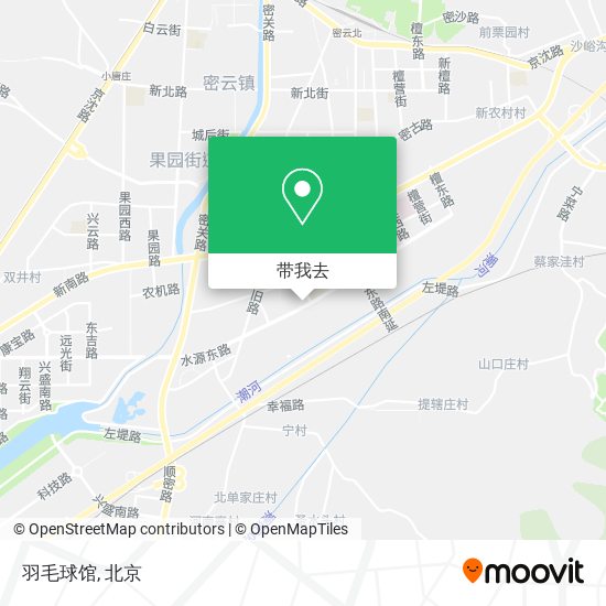 羽毛球馆地图