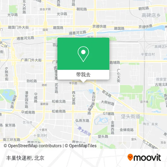 丰巢快递柜地图