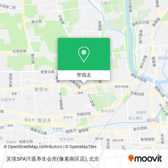 灵境SPA汗蒸养生会所(像素南区店)地图