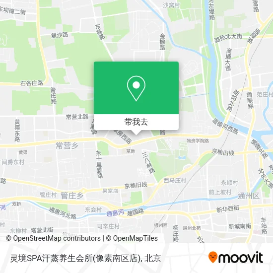 灵境SPA汗蒸养生会所(像素南区店)地图