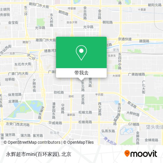 永辉超市mini(百环家园)地图