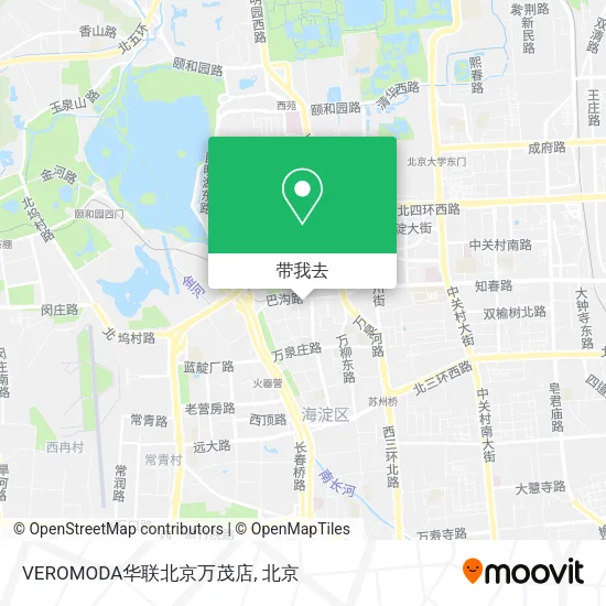 VEROMODA华联北京万茂店地图