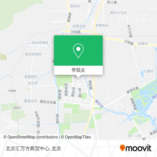 北京汇万方商贸中心地图