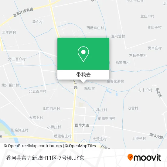 香河县富力新城H11区-7号楼地图