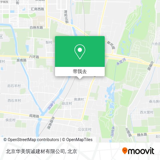 北京华美筑诚建材有限公司地图