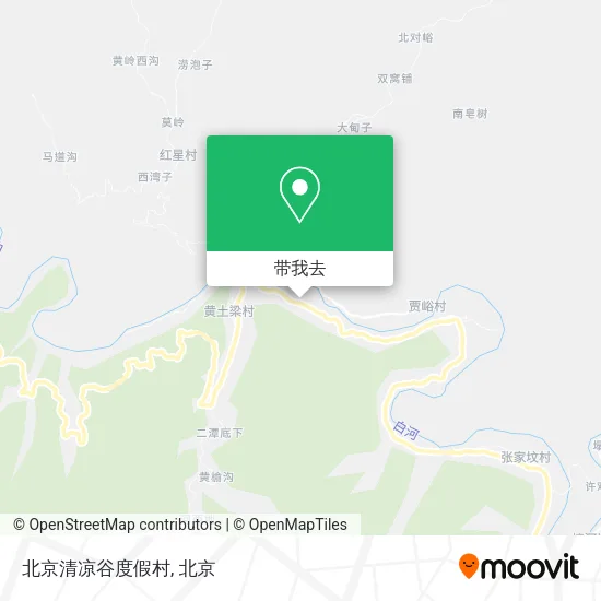 北京清凉谷度假村地图