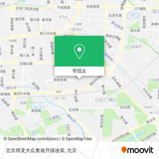 北京雨龙大众奥迪升级改装地图