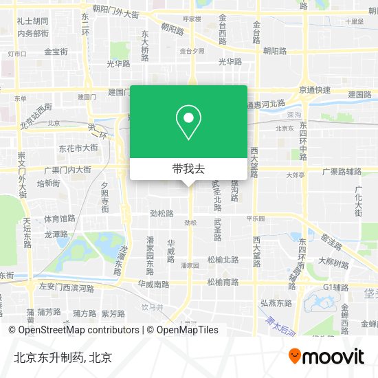 北京东升制药地图