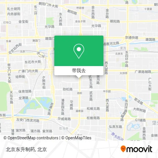 北京东升制药地图