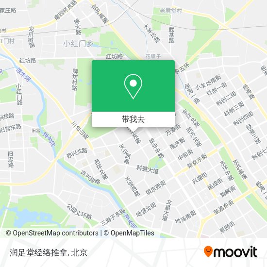 润足堂经络推拿地图