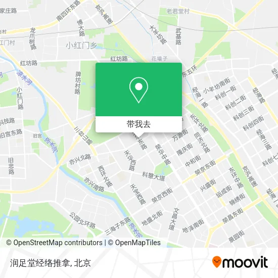 润足堂经络推拿地图