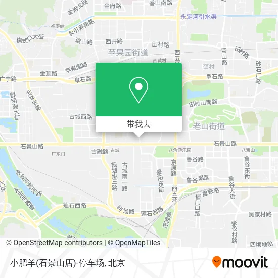 小肥羊(石景山店)-停车场地图