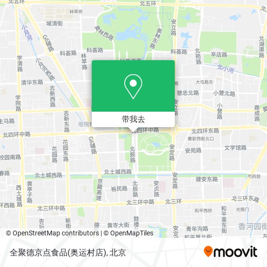 全聚德京点食品(奥运村店)地图