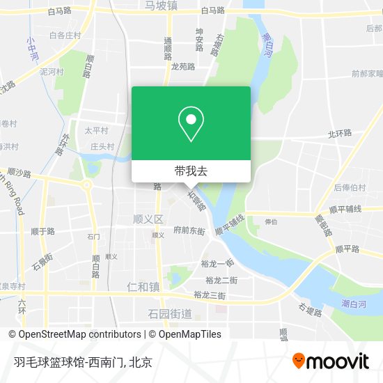 羽毛球篮球馆-西南门地图