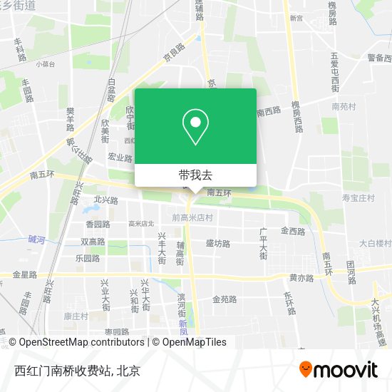 西红门南桥收费站地图