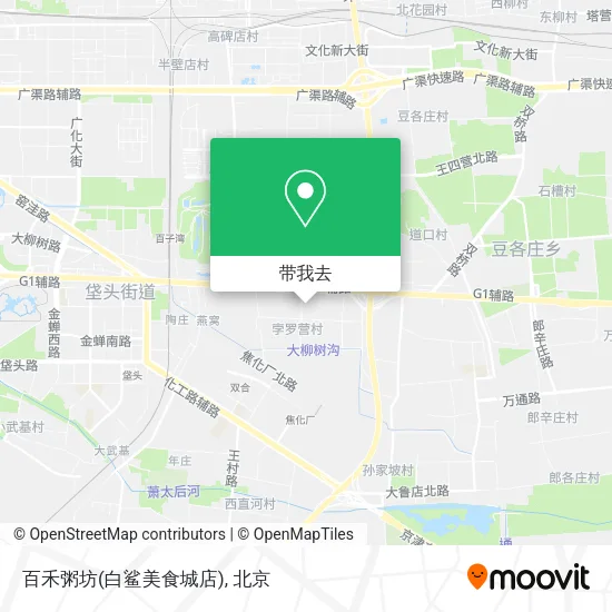 百禾粥坊(白鲨美食城店)地图