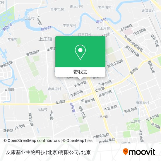 友康基业生物科技(北京)有限公司地图