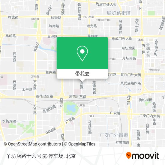 羊坊店路十六号院-停车场地图