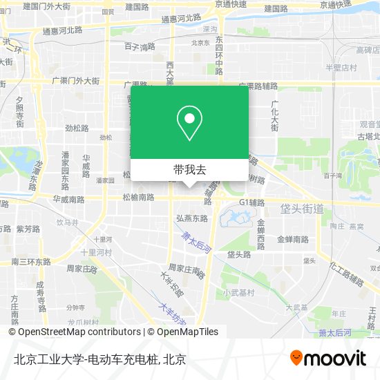 北京工业大学-电动车充电桩地图