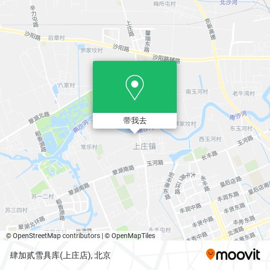 肆加贰雪具库(上庄店)地图