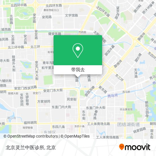北京灵兰中医诊所地图