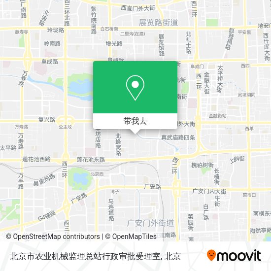 北京市农业机械监理总站行政审批受理室地图