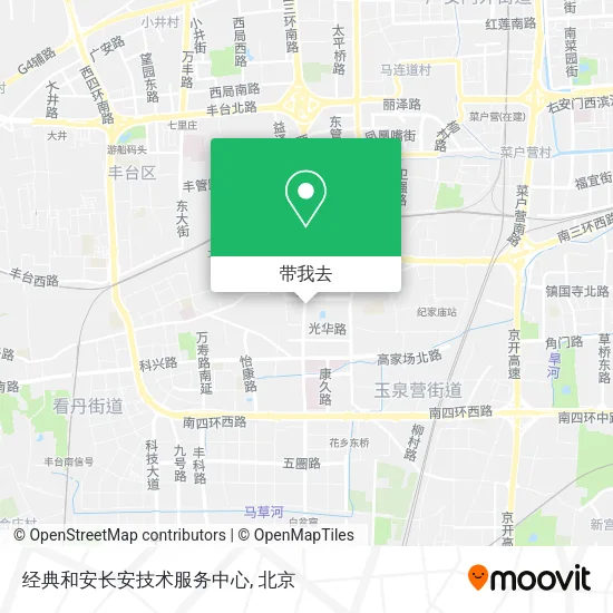 经典和安长安技术服务中心地图
