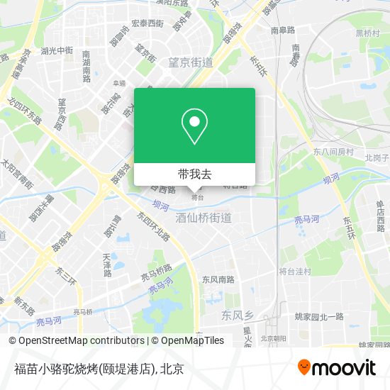 福苗小骆驼烧烤(颐堤港店)地图