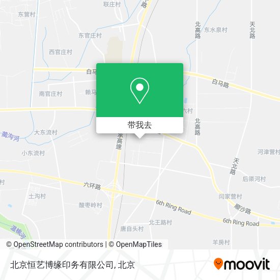 北京恒艺博缘印务有限公司地图
