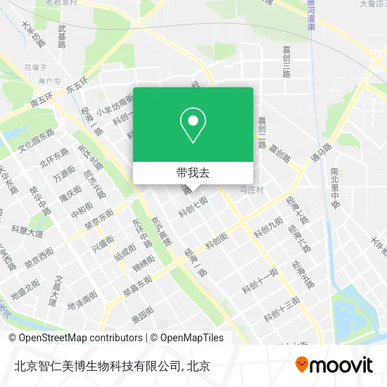 北京智仁美博生物科技有限公司地图