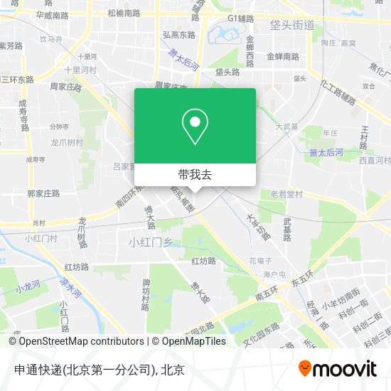 申通快递(北京第一分公司)地图
