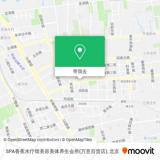 SPA香蕉水疗馆美容美体养生会所(万意百货店)地图