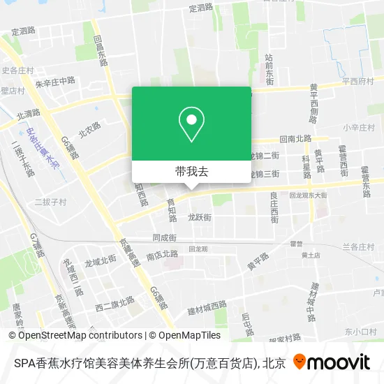 SPA香蕉水疗馆美容美体养生会所(万意百货店)地图