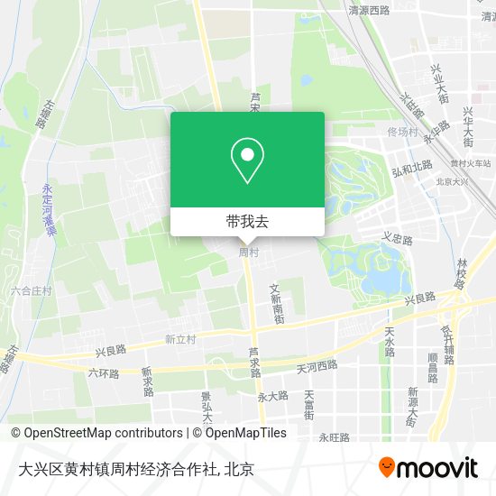 大兴区黄村镇周村经济合作社地图