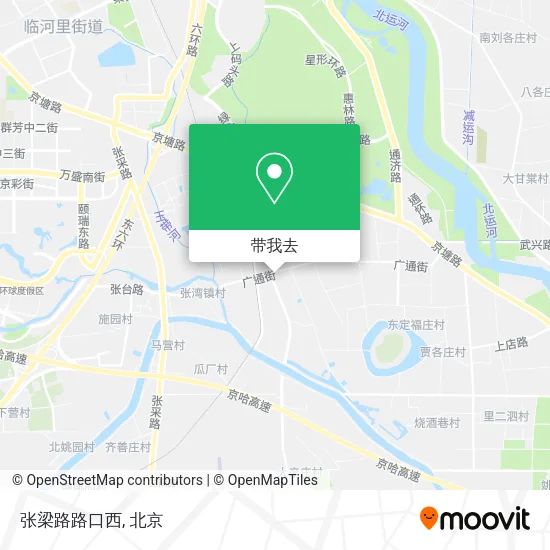 张梁路路口西地图