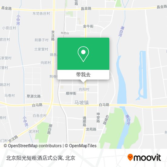 北京阳光短租酒店式公寓地图