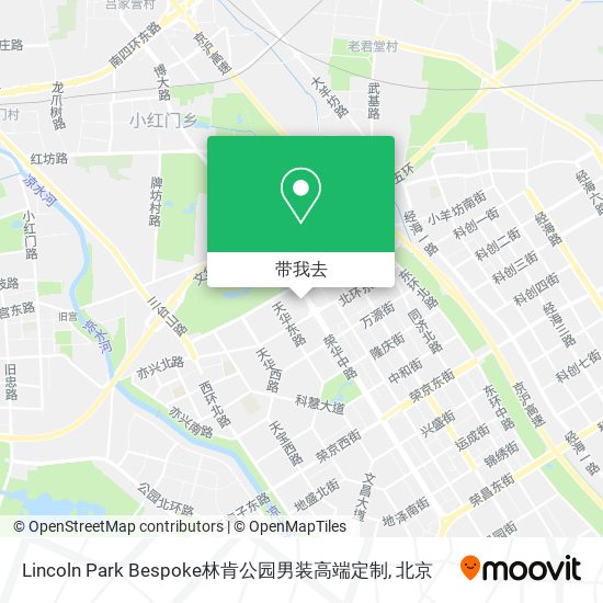 Lincoln Park Bespoke林肯公园男装高端定制地图