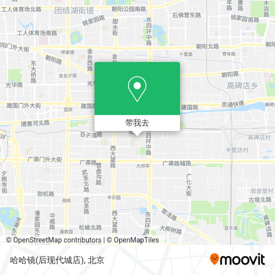 哈哈镜(后现代城店)地图