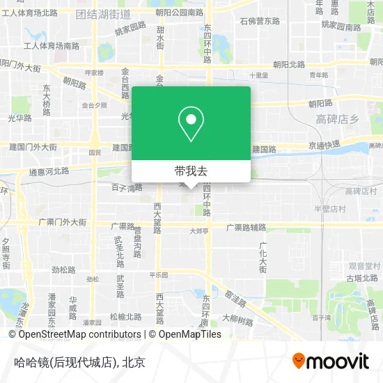 哈哈镜(后现代城店)地图