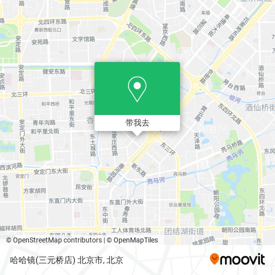 哈哈镜(三元桥店) 北京市地图