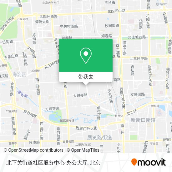北下关街道社区服务中心-办公大厅地图