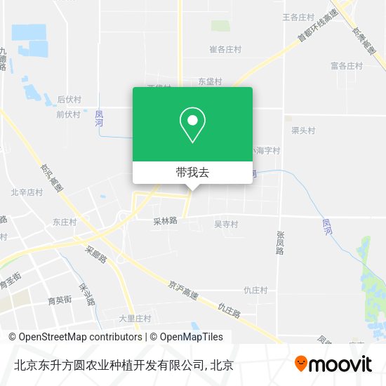 北京东升方圆农业种植开发有限公司地图