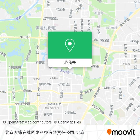 北京友缘在线网络科技有限责任公司地图