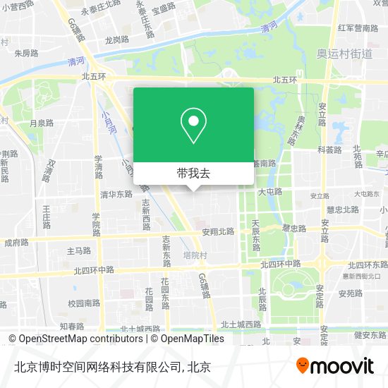 北京博时空间网络科技有限公司地图