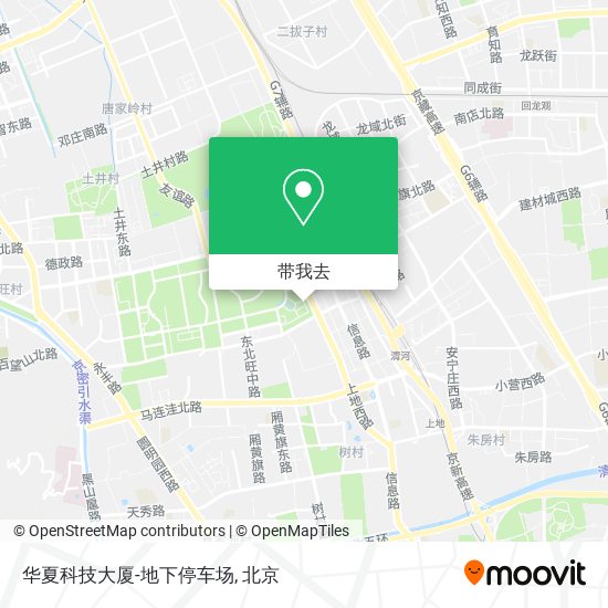 华夏科技大厦-地下停车场地图