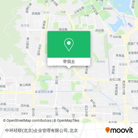中环经联(北京)企业管理有限公司地图