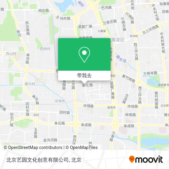 北京艺园文化创意有限公司地图