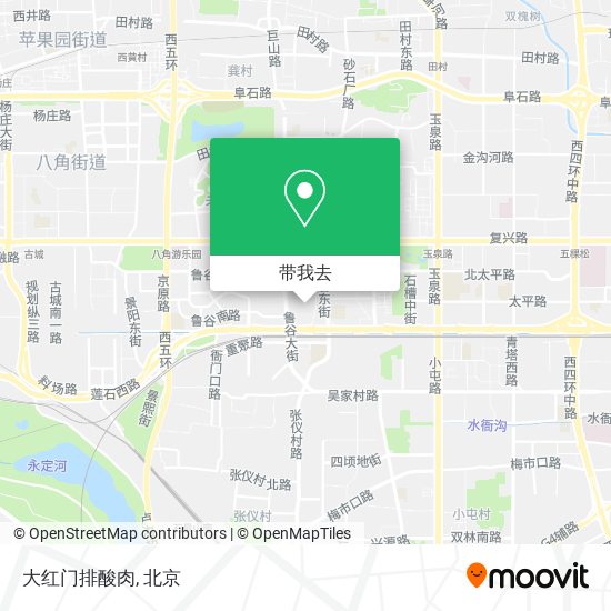 大红门排酸肉地图